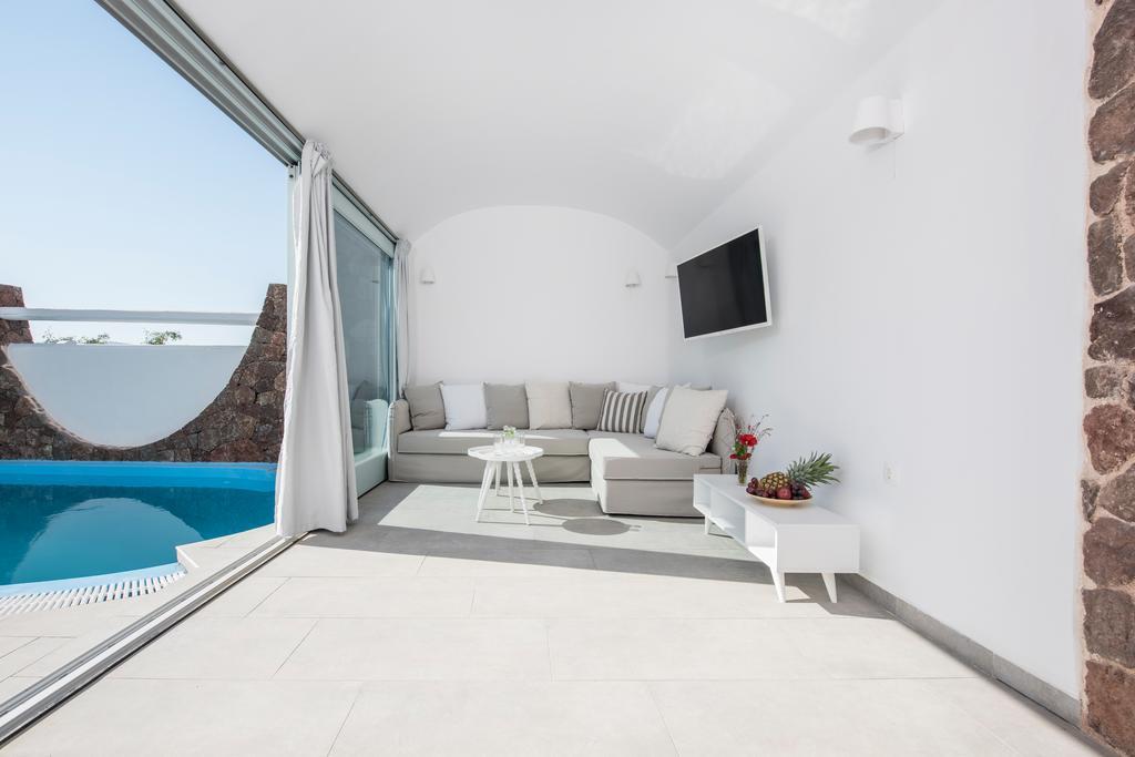 Secret Earth Villas - Santorini Kamari  Ngoại thất bức ảnh